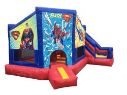 Super Hero Toddler Medium Bouncer Slide Combo