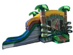 Jurassic Attack Bouncer Slide Combo